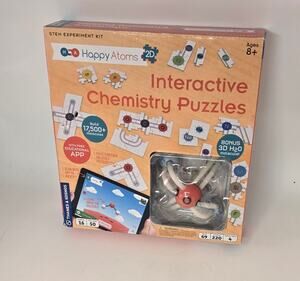 Thames & Kosmos Happy Atoms 2D Interactive Chemistry Puzzle NEW